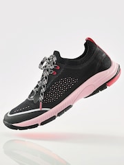 Black & Pink Next Active Sports V254W Running Trainers - Image 1 of 25