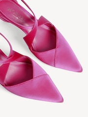 Hobbs Pink Marissa Satin Court Shoes - Image 3 of 5