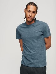 Superdry Light Blue Organic Cotton Essential Logo T-Shirt - Image 1 of 6
