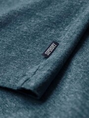 Superdry Light Blue Organic Cotton Essential Logo T-Shirt - Image 5 of 6