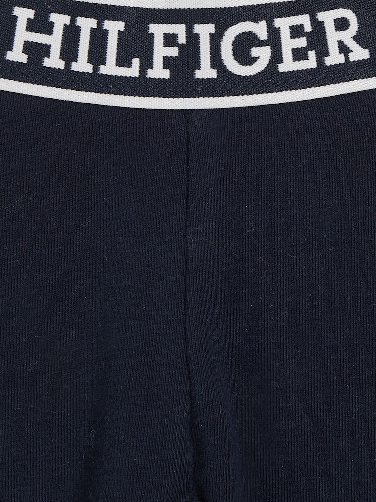 Tommy Hilfiger Blue Newborn Baby Leggings - Image 3 of 3 Tommy Hilfiger Blue Newborn Baby Leggings - Image 3 of 3