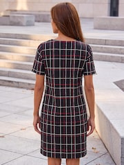 Roman Black Check Shift Dress - Image 3 of 4