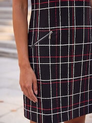 Roman Black Check Shift Dress - Image 4 of 4