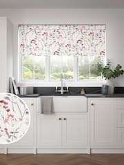 Red Isla Floral Made to Measure Roller Blind - Image 1 of 6