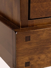 Laura Ashley Dark Chestnut Garrat 3 Drawer TV Stand - Image 8 of 9
