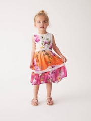 Baker by Ted Baker Multi Ombre Chiffon Dress - Image 1 of 9