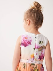 Baker by Ted Baker Multi Ombre Chiffon Dress - Image 5 of 9