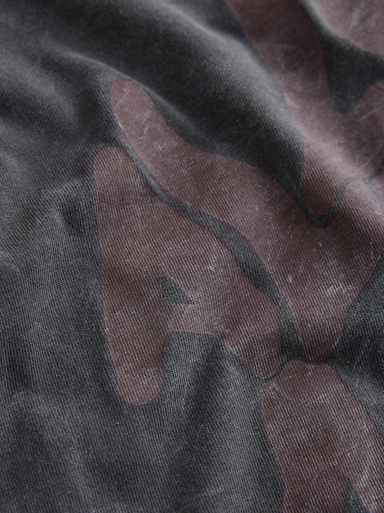 smALLSAINTS Charcoal Grey Oversized Orlando Logo Crew T-Shirt - Image 9 of 9 smALLSAINTS Charcoal Grey Oversized Orlando Logo Crew T-Shirt - Image 9 of 9