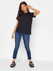 PixieGirl Petite Black Basic Short Sleeve Pocket T-Shirts 2 Pack - Image 5 of 5