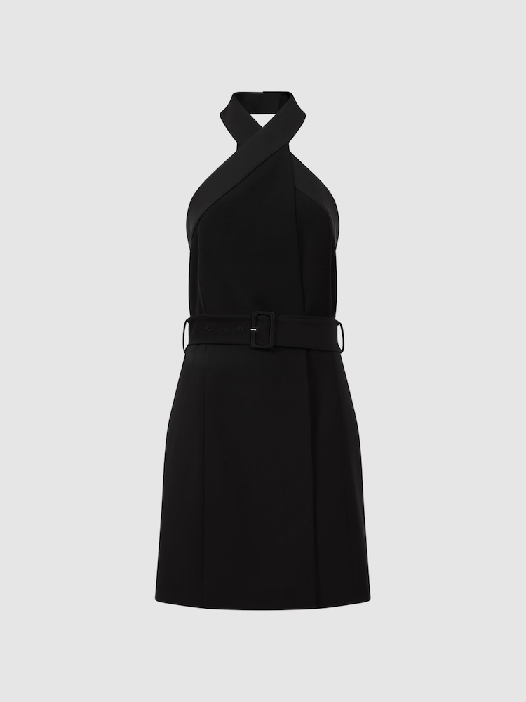 Reiss Alexis Figurbetontes Neckholder-Minikleid - Bild 2 von 4 Reiss Alexis Figurbetontes Neckholder-Minikleid - Bild 2 von 4