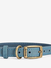 Barbour® International Blue Leather Dog Belt - Image 2 of 5