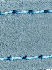 Barbour® International Blue Leather Dog Belt - Image 3 of 5