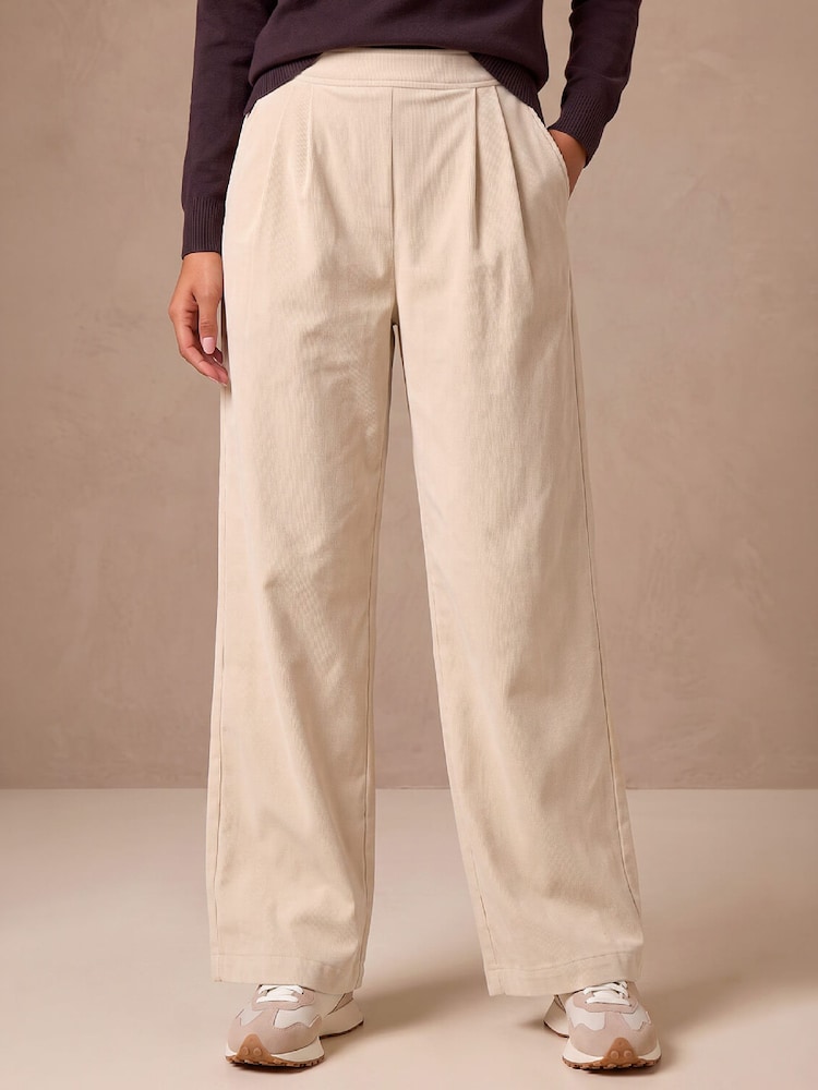 Roman Cord Wide Leg Trousers - 4суретінің 2 суреті Roman Cord Wide Leg Trousers - 4суретінің 2 суреті