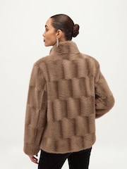 Hobbs Natural Andrea Faux Fur Coat - Image 2 of 6