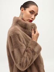 Hobbs Natural Andrea Faux Fur Coat - Image 3 of 6