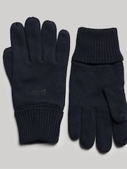 Azul - Guantes de punto con logo de Superdry - Imagen 1 de 2