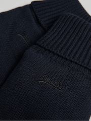Azul - Guantes de punto con logo de Superdry - Imagen 2 de 2