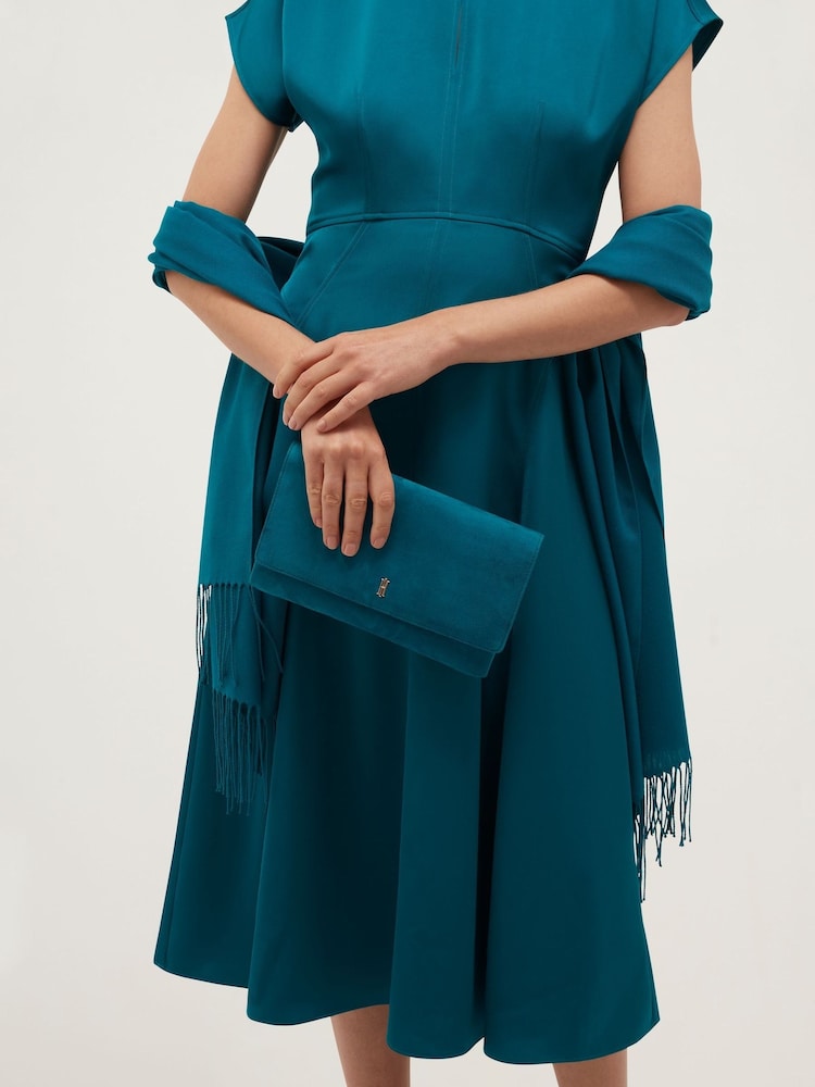 Hobbs Blue Ashley Clutch Bag - Image 2 of 4