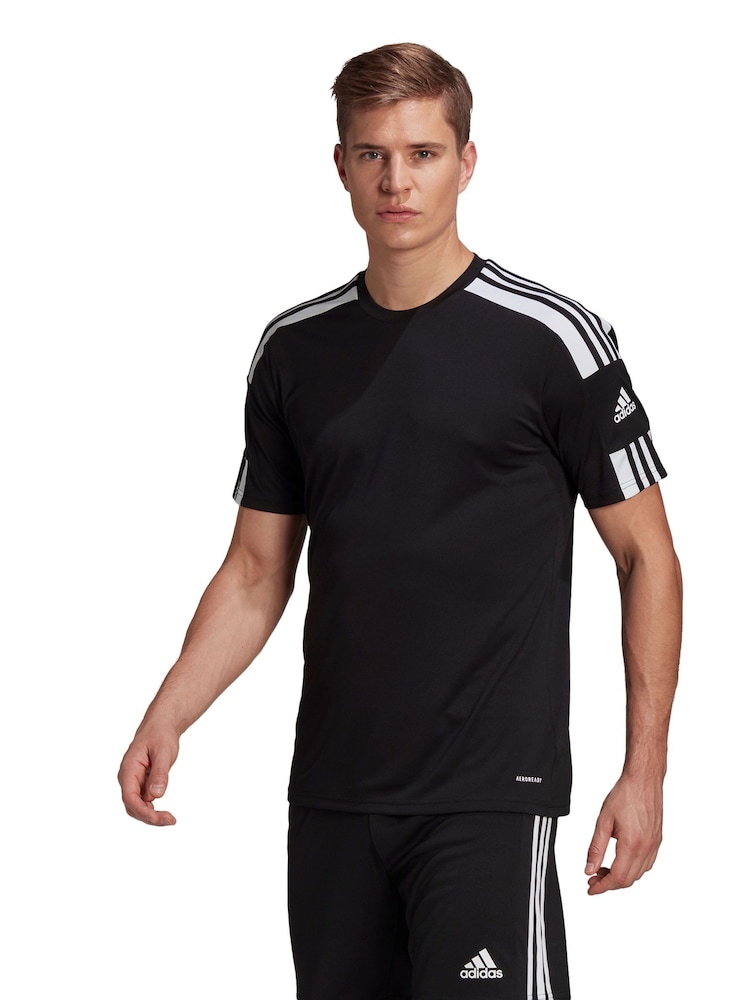 adidas Black Squadra Jersey Shirt - Image 1 of 5