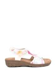 Pavers Easy FIt White Pavers Easy FIt Eloisa Extra Wide 6E Fit White Sandals - Image 1 of 5