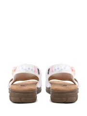 Pavers Easy FIt White Pavers Easy FIt Eloisa Extra Wide 6E Fit White Sandals - Image 3 of 5