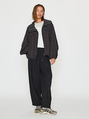 Anthropologie Check Bomber Jacket - Bild 2 von 4
