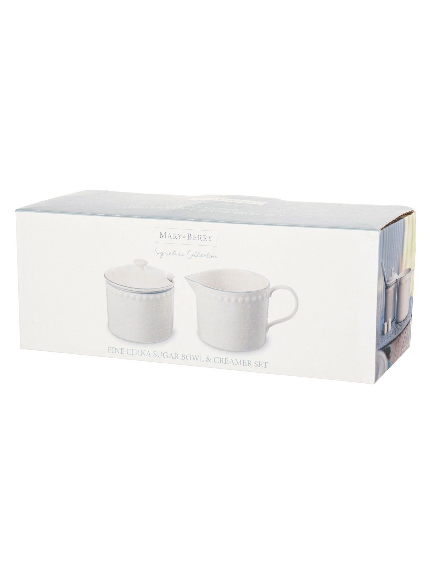 Dunlevy Porcelain White Creamer Jug And Sugar Bowl Set - 2 Piece (DE7021)