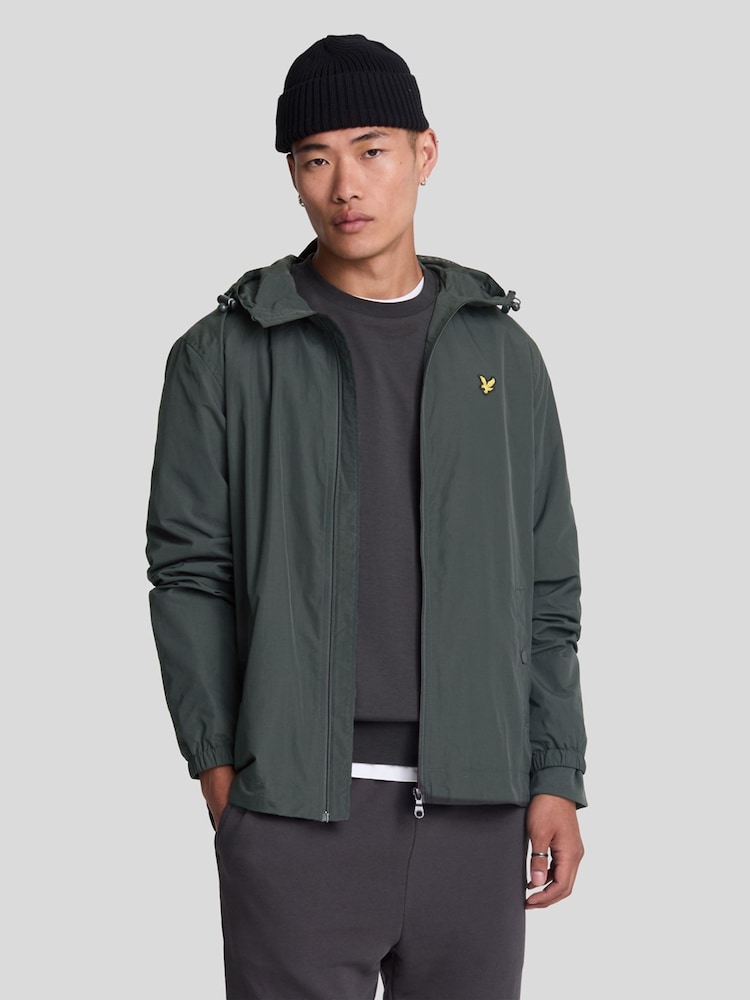 Verde bosque - Sudadera con capucha y cremallera de Lyle & Scott - Imagen 1 de 6 Verde bosque - Sudadera con capucha y cremallera de Lyle & Scott - Imagen 1 de 6