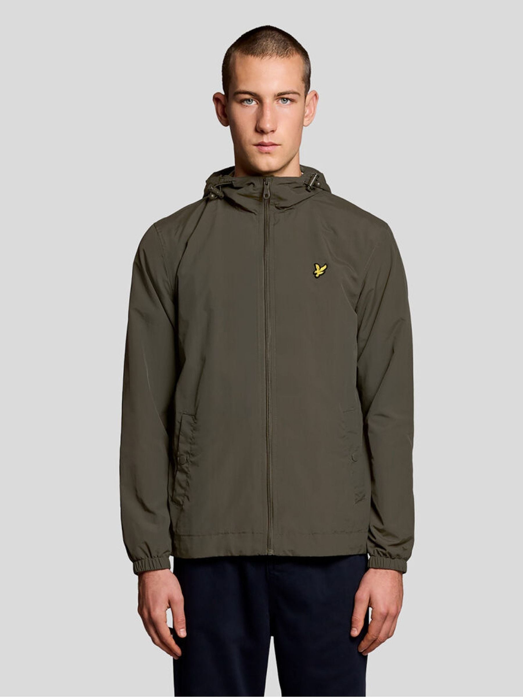 Lyle and Scott Water Resistant Hooded Jacket In Green, Men's Size XXL - Image 6