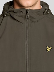 Verde oliva - Sudadera con capucha y cremallera de Lyle & Scott - Imagen 5 de 8