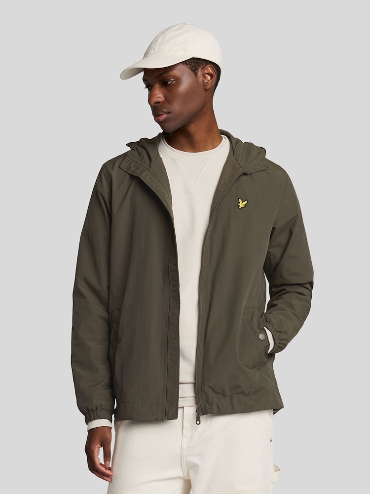 Verde oliva - Sudadera con capucha y cremallera de Lyle & Scott - Imagen 8 de 8 Verde oliva - Sudadera con capucha y cremallera de Lyle & Scott - Imagen 8 de 8