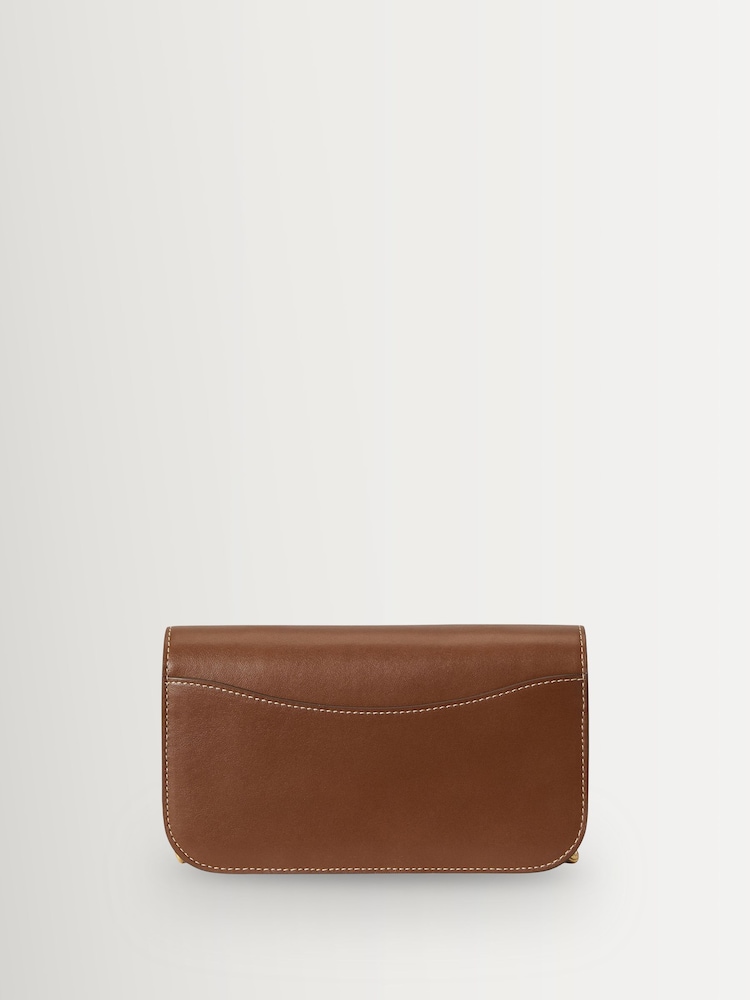 Polo Ralph Lauren Brown ID Leather Wallet on a Chain Cross-Body Bag - Image 2 of 5 Polo Ralph Lauren Brown ID Leather Wallet on a Chain Cross-Body Bag - Image 2 of 5