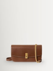 Polo Ralph Lauren Brown ID Leather Wallet on a Chain Cross-Body Bag - Image 5 of 5