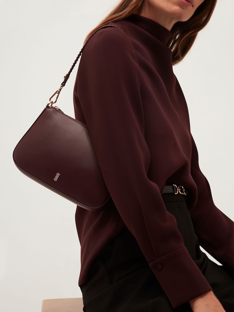 Hobbs Purple Briella Cross-Body Bag - Image 2 of 4 Hobbs Purple Briella Cross-Body Bag - Image 2 of 4