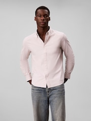 Calvin Klein Pink Oxford Cotton Button-Down Shirt - Image 1 of 6