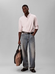 Calvin Klein Pink Oxford Cotton Button-Down Shirt - Image 2 of 6