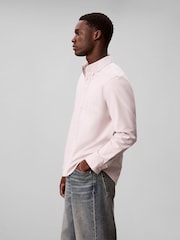 Calvin Klein Pink Oxford Cotton Button-Down Shirt - Image 3 of 6