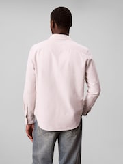 Calvin Klein Pink Oxford Cotton Button-Down Shirt - Image 4 of 6