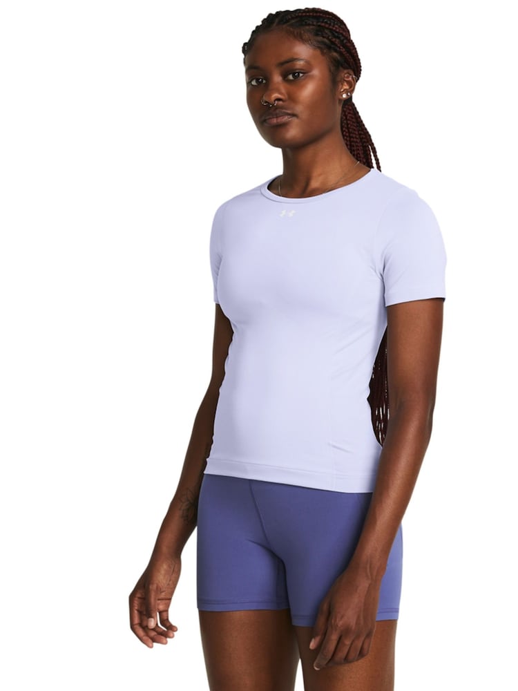 Under Armour Blue/White Train Seamless Short Sleeve T-Shirt - Image 1 of 3