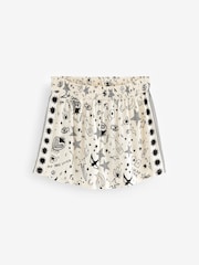 Rockett St George Ecru Cream Line Drawing Print Viscose Cami and Shorts Set - Image 10 of 10