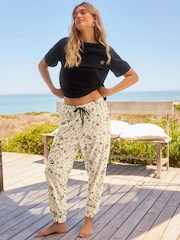 Rockett St George Ecru Line Drawing Print 100% Cotton Pyjamas - Image 1 of 5