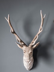 Gallery Home Grey Archie Stag Head - Image 1 of 2