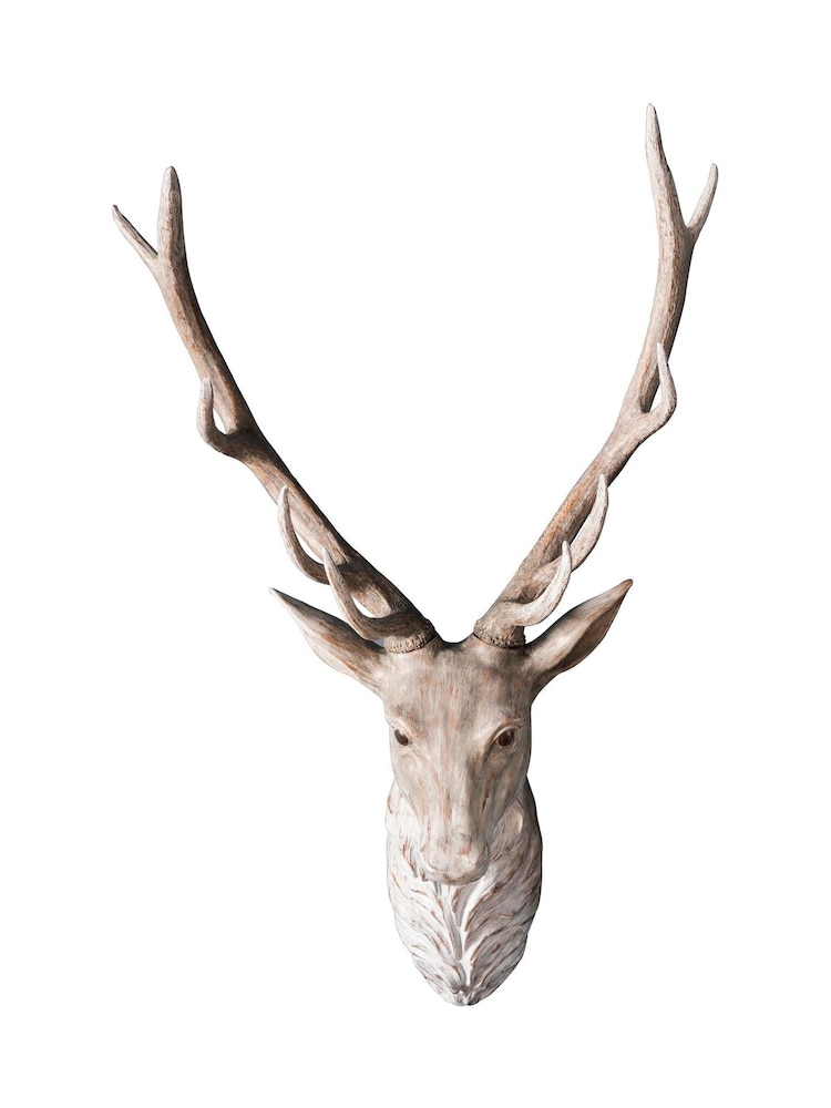 Gallery Home Grey Archie Stag Head - Image 2 of 2