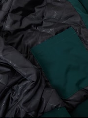 Threadbare Green Showerproof Padded Bomber Jacket - Image 5 of 6