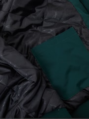 Threadbare Green Showerproof Padded Bomber Jacket - Image 6 of 6