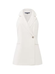 French Connection Light/Cream Harrie Halterneck Waistcoat - Image 4 of 4