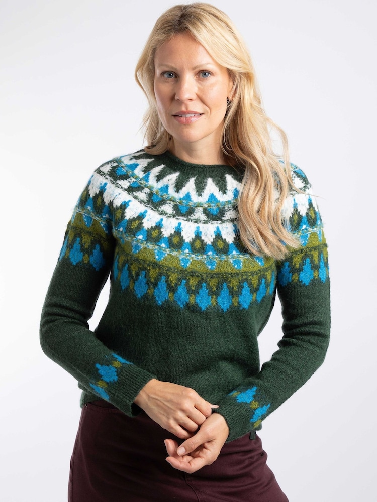 Unusual Fish Images Buy Weird Fish Green Lowell Fair Isle Jumper from the Next UK online shop