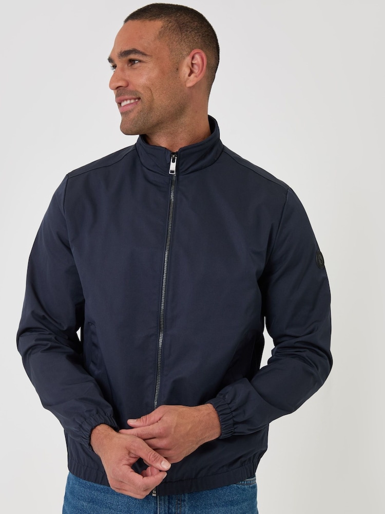 Azul - Chaqueta Harrington impermeable con zíper Threadbare - Imagen 1 de 5 Azul - Chaqueta Harrington impermeable con zíper Threadbare - Imagen 1 de 5