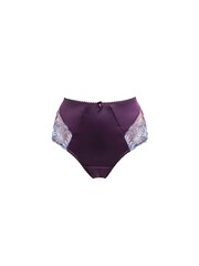 Pour Moi Purple St Tropez High Waist Deep Briefs - Image 3 of 4