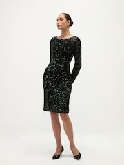 Hobbs Green Sawyer Dress - Image 1 of 6